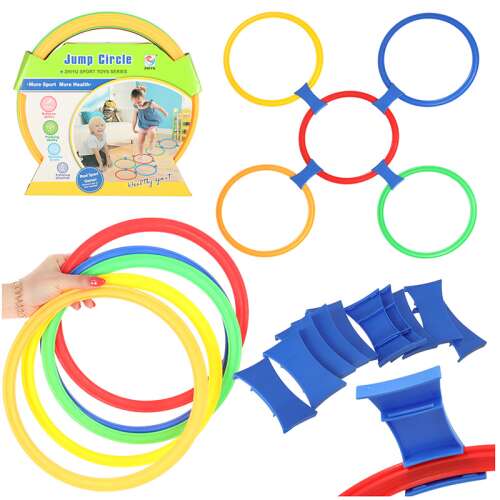 Joc pentru sala de clasă cu cercuri colorate 10 roți și conectori