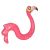 Inflatable pool noodle floating flamingo 131cm 66832182