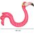 Inflatable pool noodle floating flamingo 131cm 66832182