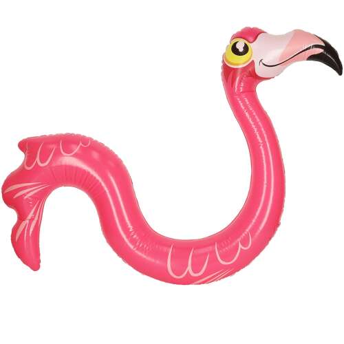 Pink inflatable flamingo pool float, 131cm