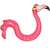 Pink inflatable flamingo pool float, 131cm
