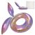 Mermaid inflatable wheel with sparkling glitter XXL 60055786