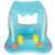 Aufblasbarer Baby Schwimmring mit Baldachin, Seestern-Design, blau