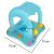 Inflatable baby float with sun canopy, dimensions 72x72x30 cm