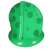 Green inflatable frog pool with canopy, 95cm, for kids