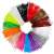 30 pack of 3 meter PLA filament for 3D printing in various colors
