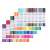 Ikonka 100 Color Dual Tip Brush Pens, all colors