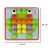 Ikonka Button Mosaic Puzzle frog design with dimensions