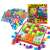 Button Nail Educational Mosaic Puzzle 57, colorful toy for kids, includes 45 buttons, 10 boards, and a storage container