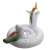 White unicorn inflatable pool float with seat for toddlers, 70cm