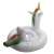 White unicorn inflatable pool float with seat for toddlers, 70cm