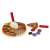 Wooden pizza play set with accessories 60056218