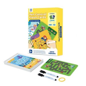 Vonalvezető   -  Agytorna (Pen Control Flash Cards - Brain Game - Panda Juniors)