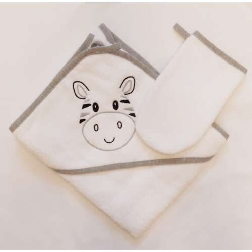 Tündér Kapucnis Babakifogó 80*80cm- Zebra 32560778