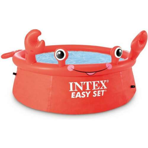 INTEX Easy Set inflatable pool with crab design, 183 cm diameter, 51 cm height