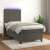 vidaXL Bársony Ágy - LED-es - 100x200 cm 60069970