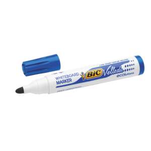 BIC Velleda Ecolution Whiteboard-Marker, blau, geruchsarm, trocken abwischbar, 12er Pack - Tafel- & Flipchart-Marker