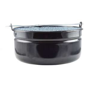 Perfect Home 14L zománcozott fazék fogantyúval, fekete - Perfect Home