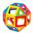 Magformers magnetic construction toy, colorful building blocks, 30 pieces, create different shapes