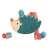 Egmont Toys Balance Hedgehog wooden stacking game for kids, preschoolers, toddlers, balance game, fine motor skills, hand-eye coordination, color recognition, stacking toy, hedgehog toy