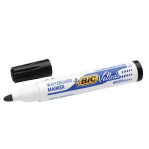 BIC Velleda Ecolutions whiteboard marker, black, low odor, dry erase, 12 pack - Writing instrument