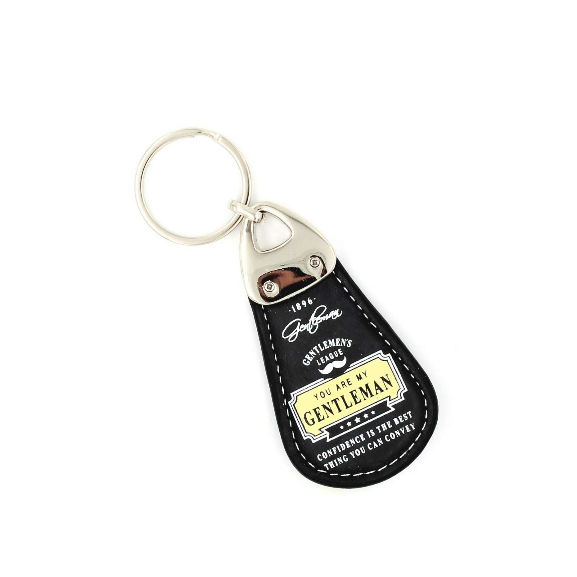 Breloc Gentleman "A bizalom a legjobb..." (Gentleman Keychain "Trust is the best...") - in Hungarian language