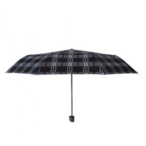 Men's MINI Perletti Scottish Black Black Red Umbrella 131507221 - Perletti