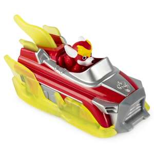 PAW Patrol True Metal Marshall toy car, red and silver, with yellow flames - Spin Master