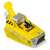 PAW Patrol True Metal Rubble vehicle, yellow construction vehicle with a figure of Rubble the dog inside, on a white background