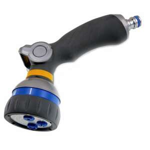 Duș de grădină Aquacraft cu 4 setări de pulverizare, adaptor metalic, mâner ergonomic - Irigare