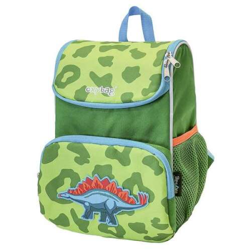 Zöld dinós hátizsák gyerekeknek, Eaxybag márka, tökéletes óvodába vagy bölcsődébe
