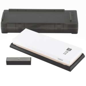 TAIDEA Knife Sharpening Stone Set, 1000/3000 Grit, with Stand (Storage Box) and Diamond Cleaner - Knife Sharpener