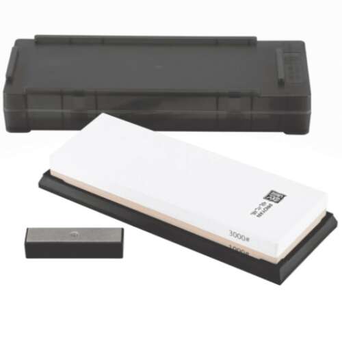 TAIDEA Knife Sharpening Stone Set, 1000/3000 Grit, with Stand (Storage Box) and Diamond Cleaner