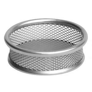 Fémhálós Gemkapocstartó - Ezüst