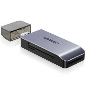 UGREEN 4 v 1 USB adaptér s čítačkou kariet SD, microSD, CF a MS, strieborný - Čítačky kariet