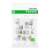 UGREEN NW120 RJ45 connectors, Cat.6/6e, 8P/8C, Ethernet, transparent, pack of 10
