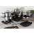 Berlinger Haus Moonlight Edition 12+2 piece cookware set, featuring pots, pans, a grill pan, and utensils