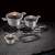 Berlinger Haus Moonlight Edition 12+2 piece cookware set, featuring pots, pans, a grill pan, and utensils