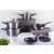 Berlinger Haus Carbon Pro cookware set, black marbleized finish