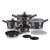 Berlinger Haus Carbon Pro BH 6886 13 piece cookware set, black marbleized finish