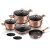 Berlinger Haus BH 6191 11 piece marbled ceramic set Rose Gold 60115994