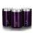 Set de 3 cutii Berlinger Haus Eclipse, din oțel inoxidabil, culoare violet, design modern