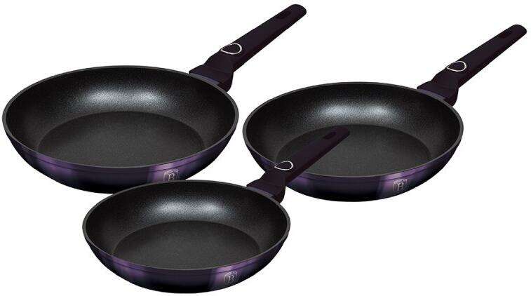 Berlinger Haus BH 7103 Purple Eclipse Collection 3 részes serpenyőszett