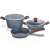 Berlinger Haus Forest Line 5 piece cookware set with marble coating and wooden handles