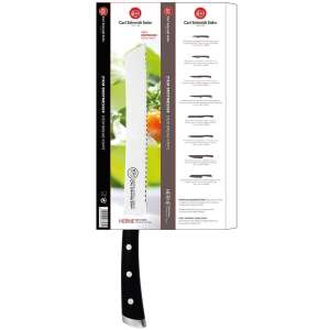 Carl Schmidt Sohn Herne Bread Knife 037932, 21 cm, black handle, gift box 60200897
