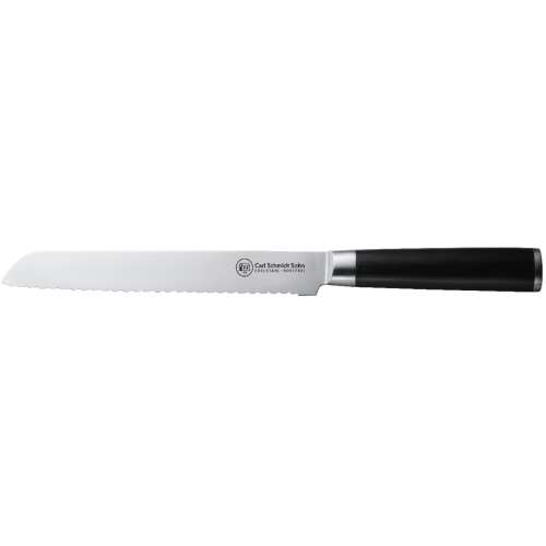 Carl Schmidt Sohn KONSTANZ bread knife, 18 cm, silver/black