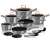 Berlinger Haus BH-6022 15-Piece Cookware Set, Moonlight Collection, induction cookware