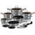 Berlinger Haus BH-6022 15-Piece Cookware Set, Moonlight Collection, full set