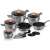 Berlinger Haus BH-6022 15-Piece Cookware Set, Moonlight Collection, pots, pans, and utensils