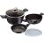 Berlinger Haus Carbon Pro 6-częściowy zestaw garnków